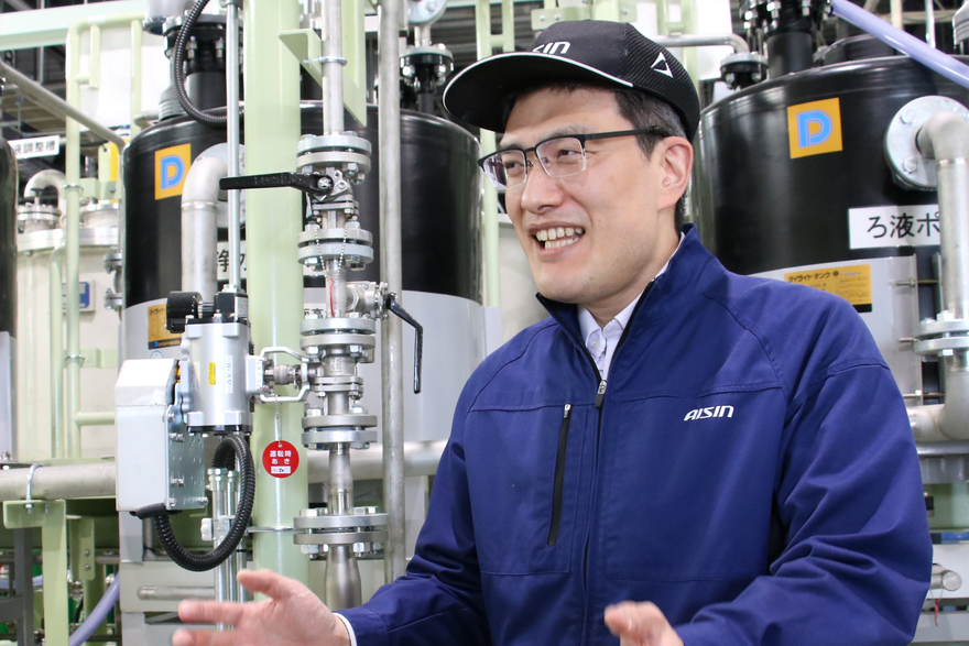CO２固定化開発者　脇本の写真