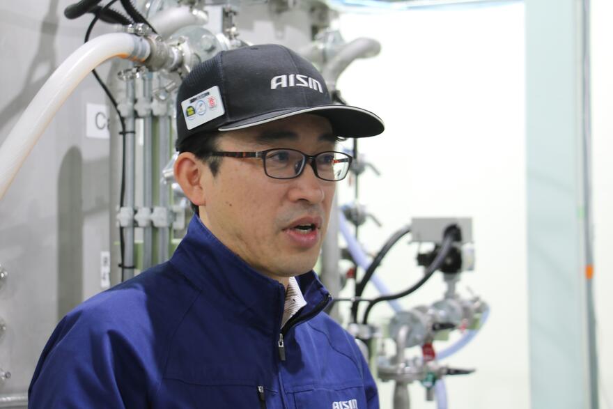 CO２固定化開発者　赤松の写真