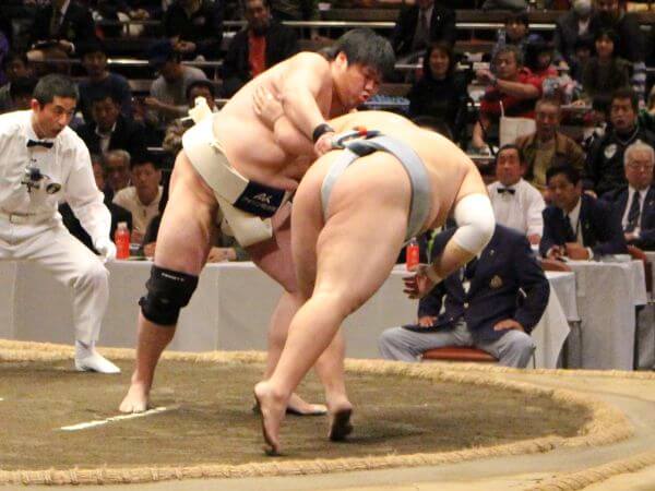 アイシン軽金属 相撲部の選手の写真